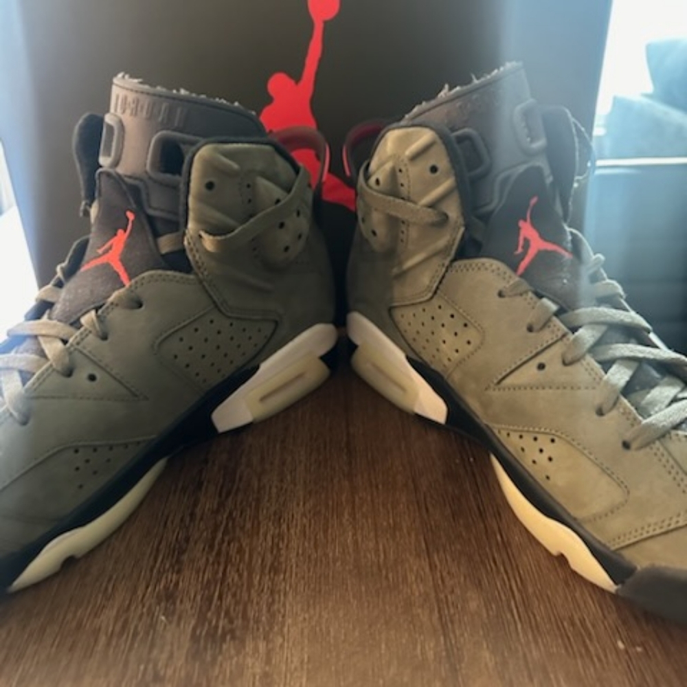 Travis Scott Jordan 6 Cactus Jack shoes size 12 - Picture 4 of 7